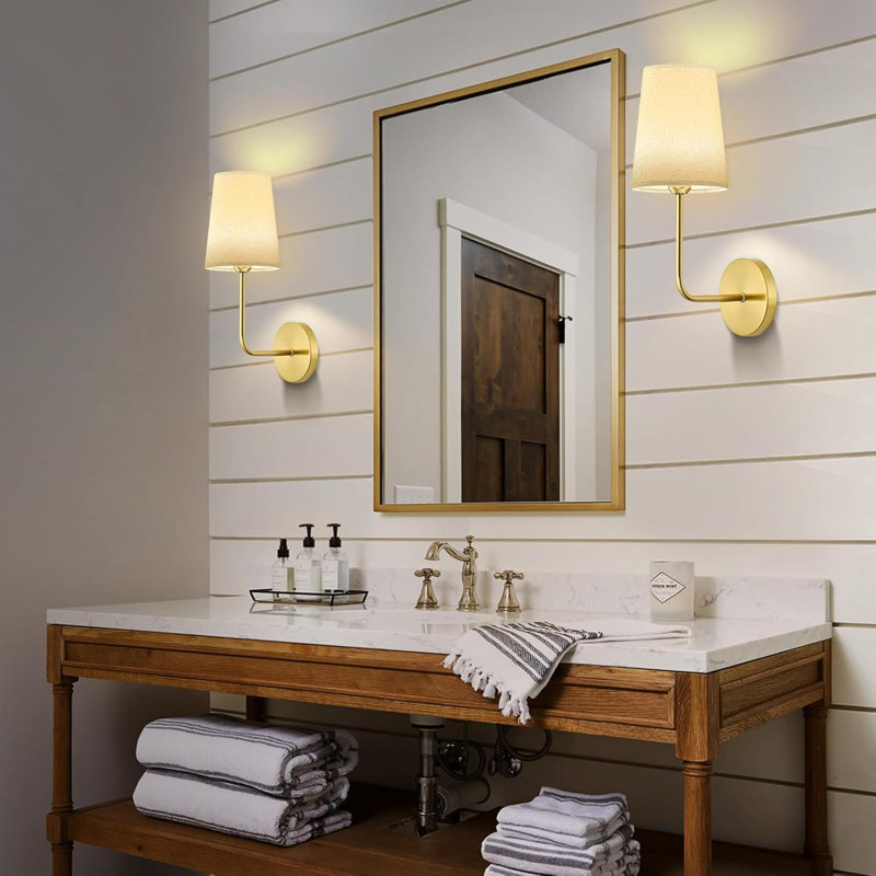  Battery Operated Wall Sconce Rechargeable Wall Lights (Set of 2)