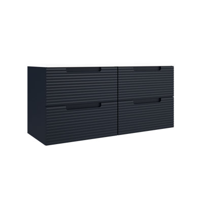 Moncler 48 " W Double Vanity Bathroom Vanity With Ceramic Top