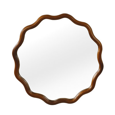 Bohemian Round Wood Framed Decorative Wall Orik