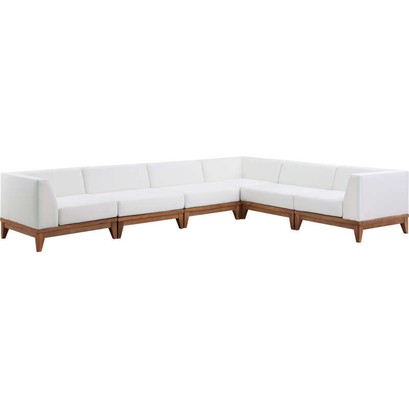 Imperia 131" Wide Outdoor Right Hand Facing Patio Sectional with Cushions