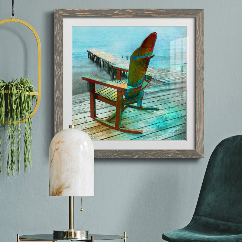 Color Tint Dock - Photographie avec cadre photo, H 20 po x l 20 po x P 1,5 po, Cadre gris