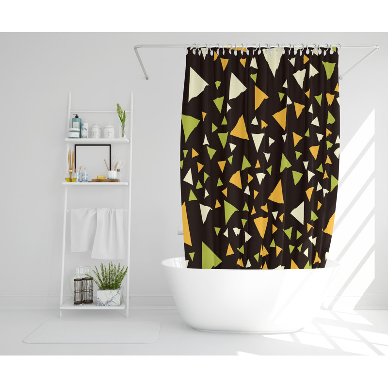 Whitlatch Polyester Shower Curtain, 168cm H x 168cm W