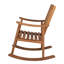 Chaise berçante d'extérieur en bois d'acacia Perry Classic