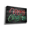 «Merry Christmas Licence Plates» par Design Turnpike, estampe numérique sur toile-2080414990