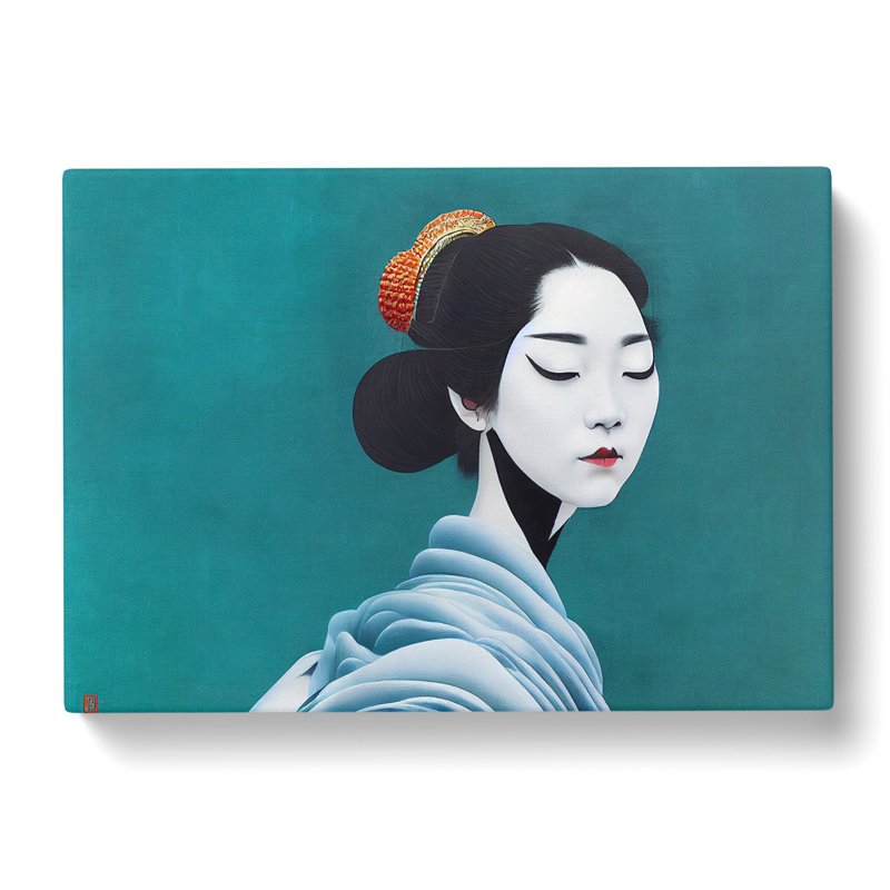 Stunning Geisha - Wrapped Canvas