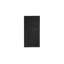 Miroir Mercury, rectangle, noir, feuille d'or