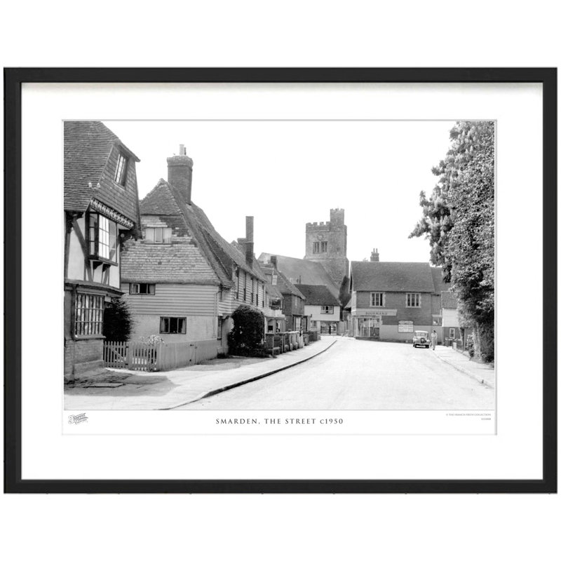 Smarden, The Street C1950 by Francis Frith - Single Picture Frame Print, 60cm H x 80cm W x 2.3cm D