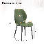 Ensemble de chaises ergonomiques en polyuréthane avec pieds réglables en métal
