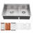 Undermount Double Bowl Workstation Kitchen Sink-122919460-129160740