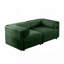 Élégant canapé 2 places en chenille avec siège de rangement-899596079