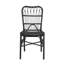 Ensemble de salle à manger 9 pièces en osier pour l'extérieur, grande table moderne en rotin de 73,50 po et chaises pour 8 pour patio, terrasse, cour arrière, porche, brun et noir