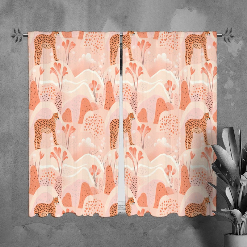 Sesario Polyester Room Darkening Curtain Pair,  61" H x 20" W 