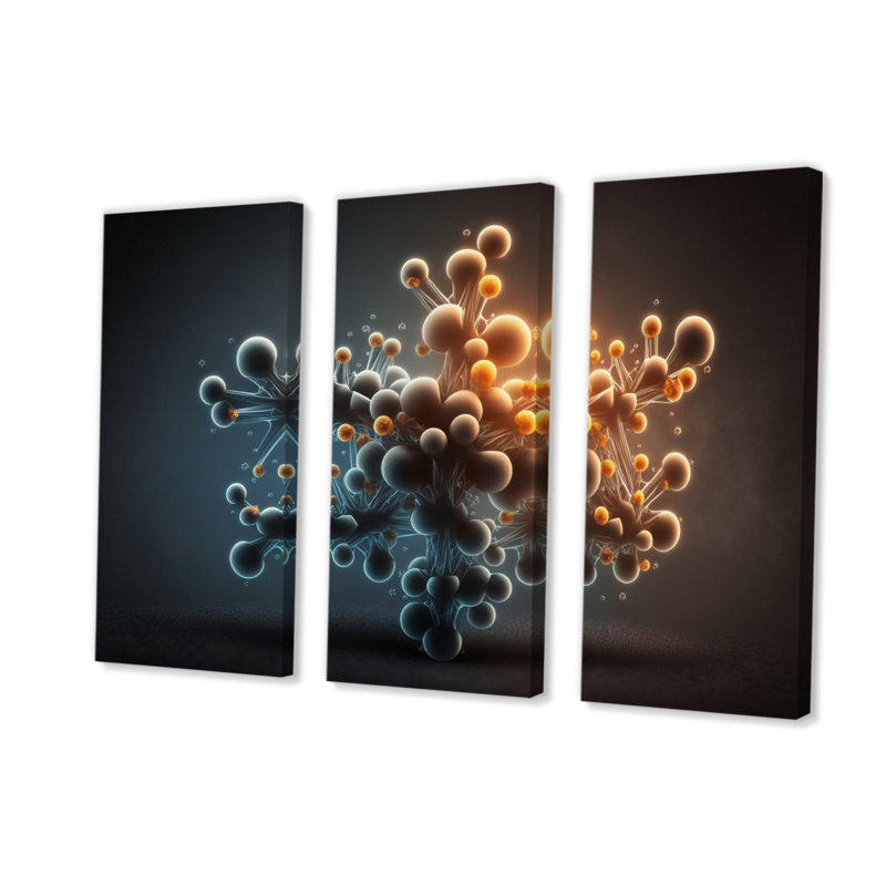 Cozzolino - ensemble d'impressions sur toile Fractals, H 28 po x l 36 po x P 1 po