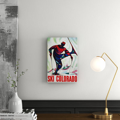 Ski Colorado - Wrapped Canvas Print