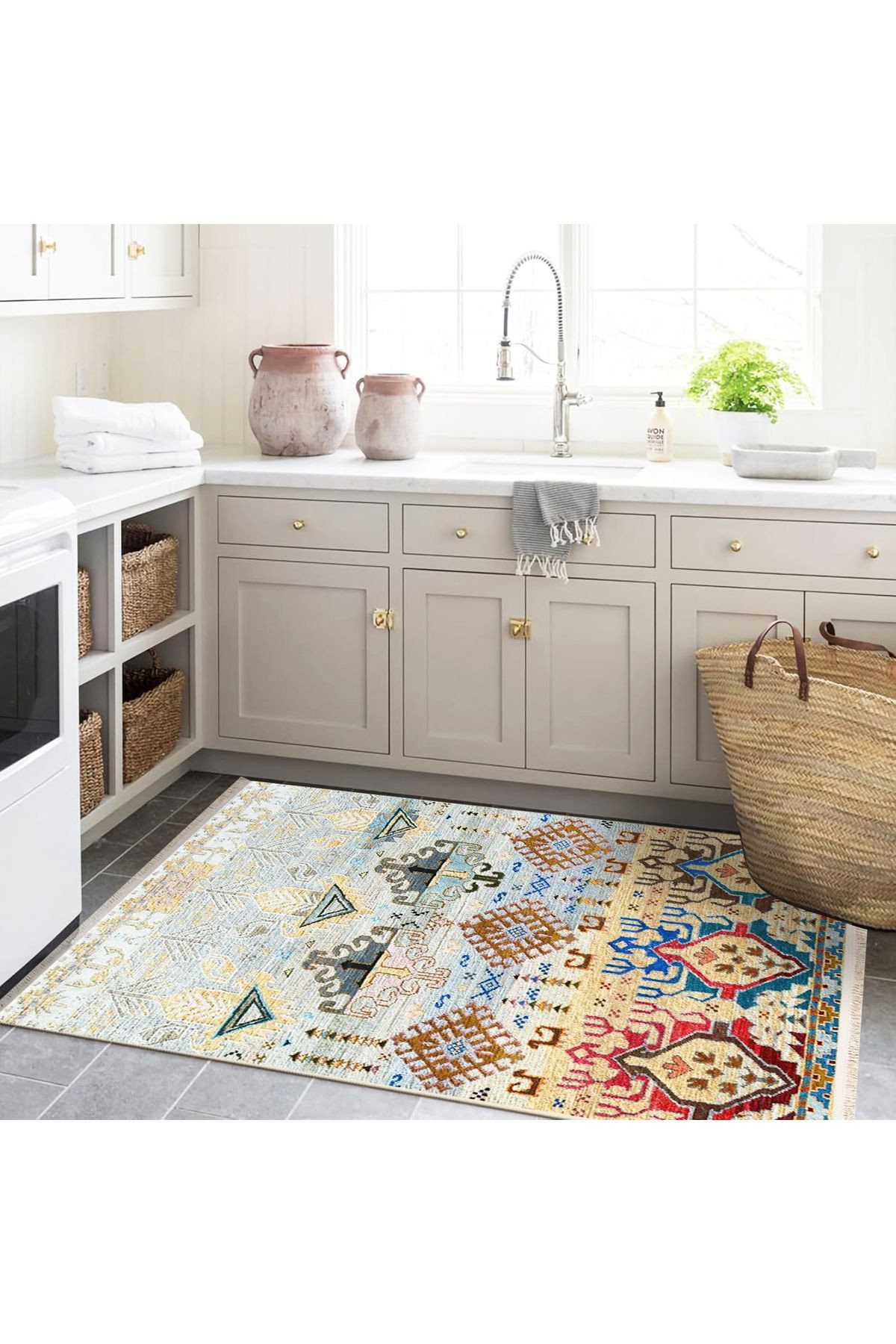 Hokku Designs Mercan Collection Modern Knit Acrylic Area Rug - Wayfair ...