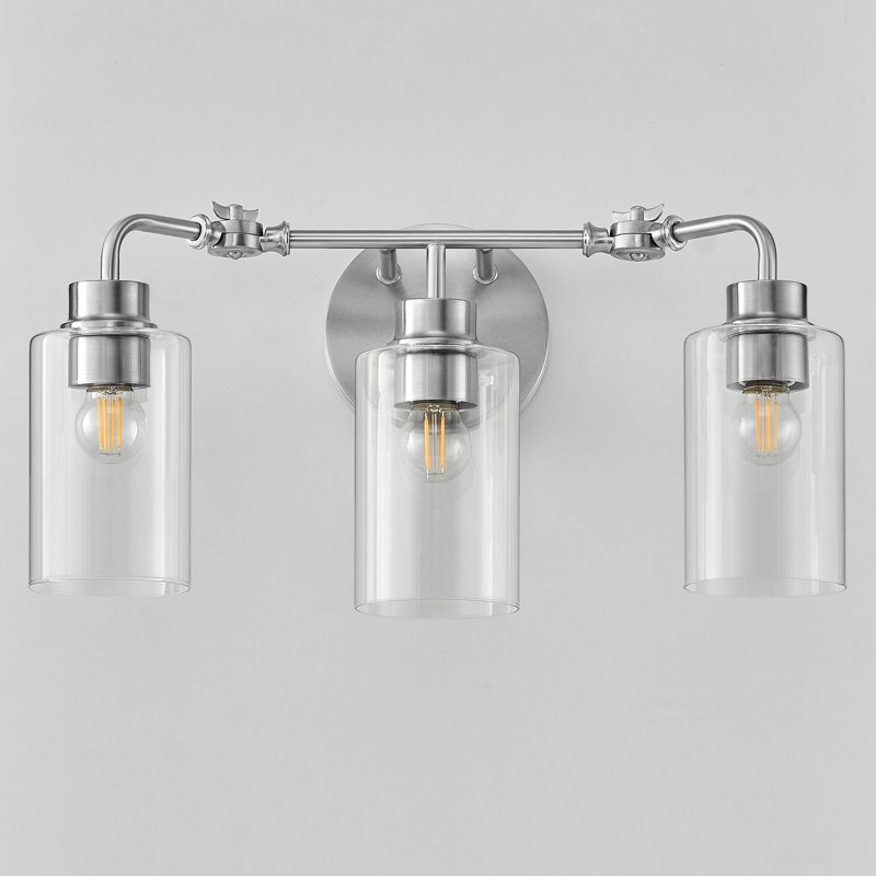 3-Light Vanity Light with Adjustable Pivot Joint