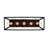 5 - Light Farmhouse Open Cage Rectangular Flush Ceiling Light-307081012