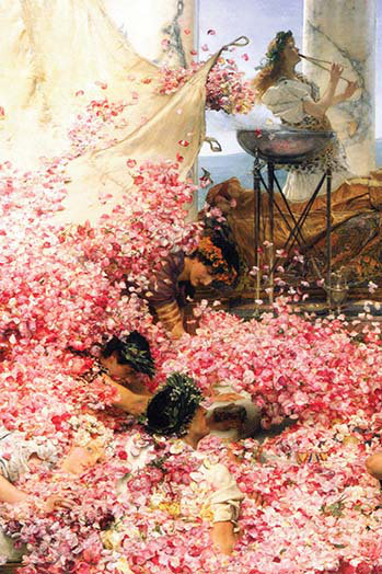 « roses of heliogabalus » par alma-tadema, impression