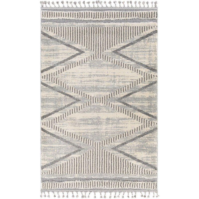 Moroccan Indoor Rug, Rectangle 5'6" x 7'3"