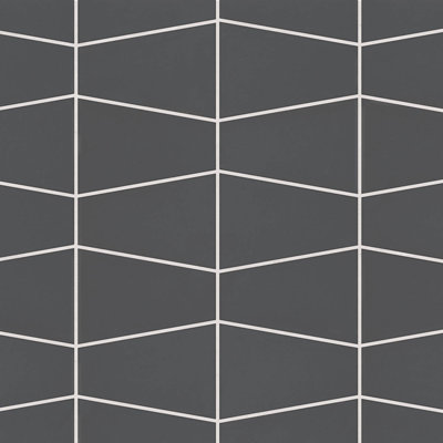 Mosaïque en porcelaine mate trapézoïdale Marin