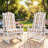Adirondack Chair Cushion Set of 2, Thickened Patio Chair Cushions with Ties, Waterproof and UV-Protected Rocking Chair Cushion for Indoor and Outdoor-2062659641