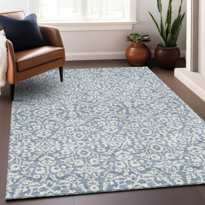 Premium Machine Washable Prisco Denim Rug