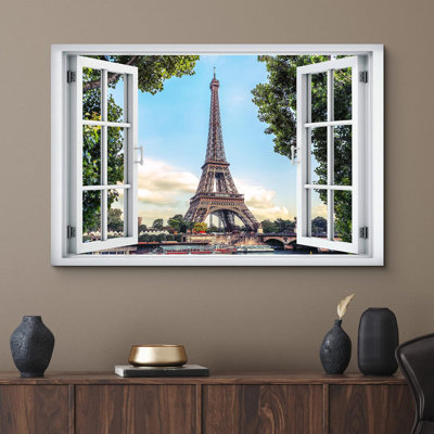 Window Scenery " Window View Eiffel Tower Champ De Mars Paris France Nature Pictures Scenic Landscape "