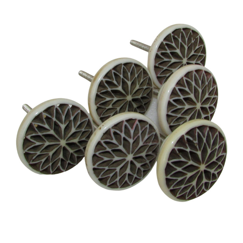Oversized 1 11/16" Diameter Mushroom Knob Multipack