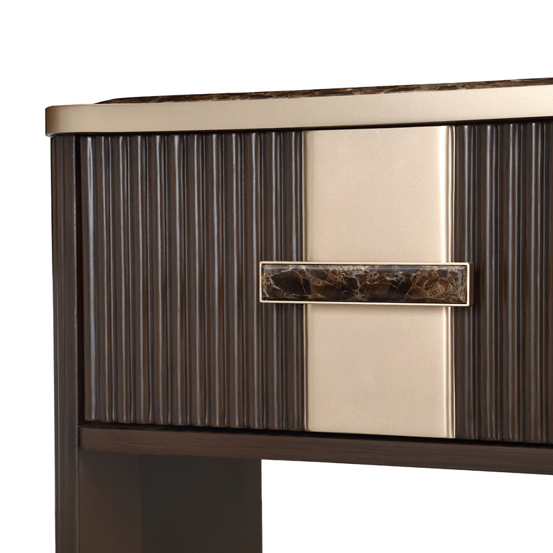 West Kensington 1-Drawer Nightstand - Sea Salt Caramel, Brown