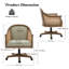 Xaver Swivel Barrel Task Chair with Rattan Arms-1759116839