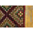 Antique American Sunshine and Shadow Geometric Folk Art Patterned Hooked Rug