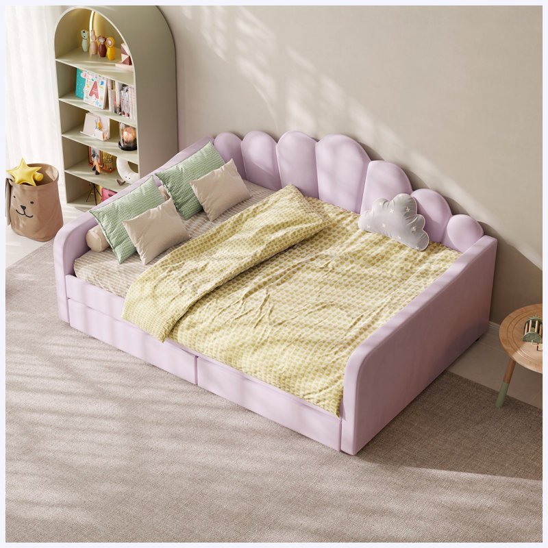 Cadre de lit pour grand lit rose, Pink