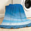 Jeté en molleton bleu flanelle ultra doux, imprimé recto Sky Clouds-132073757