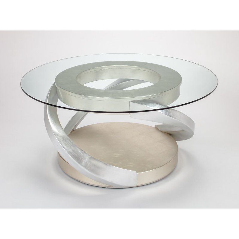 Glass Top Single Coffee Table