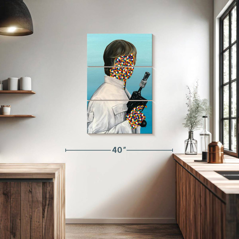 Rebel Scum I, 38" H x 24" W