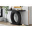 Console élégante et moderne avec base en forme d'œuf, stabilité et durabilité accrues, design épuré pour la décoration intérieure, parfaite pour le salon ou la chambre à coucher-1700176592
