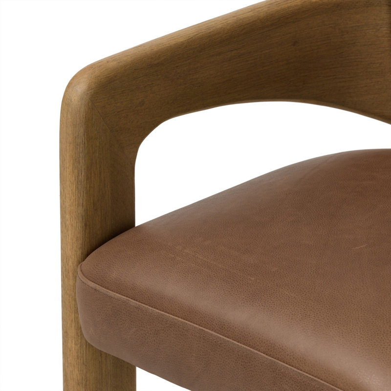 Woltz Upholstered Arm Chair, Palermo Cigar