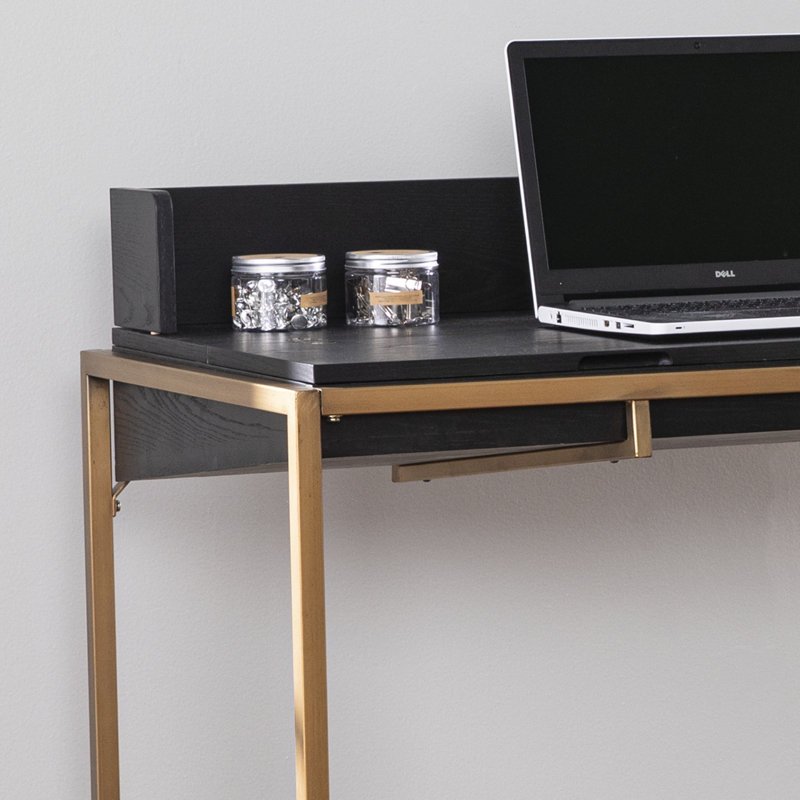 Bureau rabattable avec rangement Caldlin