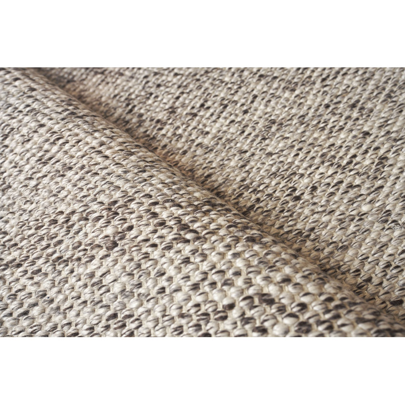 Rhodes Geometric Area Rug in Taupe, Rectangle 3' x 5'