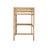 Twin High Loft Bed, Rubber Wood  Loft Bed with Safety Guardrail, built-in desk, ladder-133740540