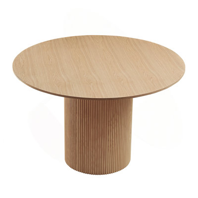 Table de salle à manger 47,24 pouces en panneau de fibres à densité moyenne pour table de salle à manger