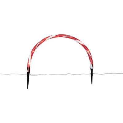 Candy Cane Arch Outdoor Christmas Pathway Markers