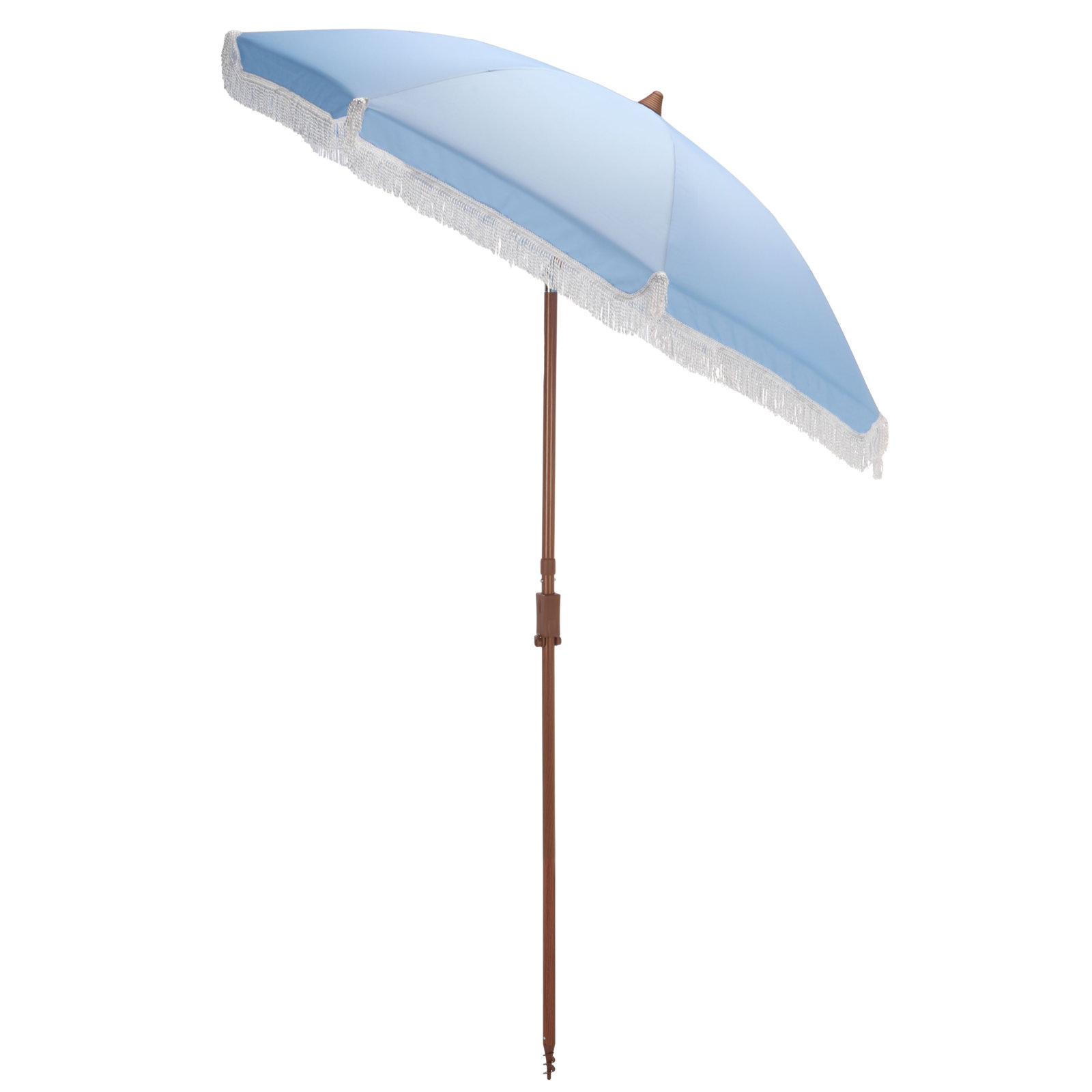 Tyler 73.62'' Outdoor Umbrella, Light Blue