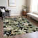 Machine Washable Indoor/Outdoor Cinead ACN1708 Black Rug