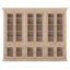 Amali 609.6 cm H x 762 cm W Library Bookcase