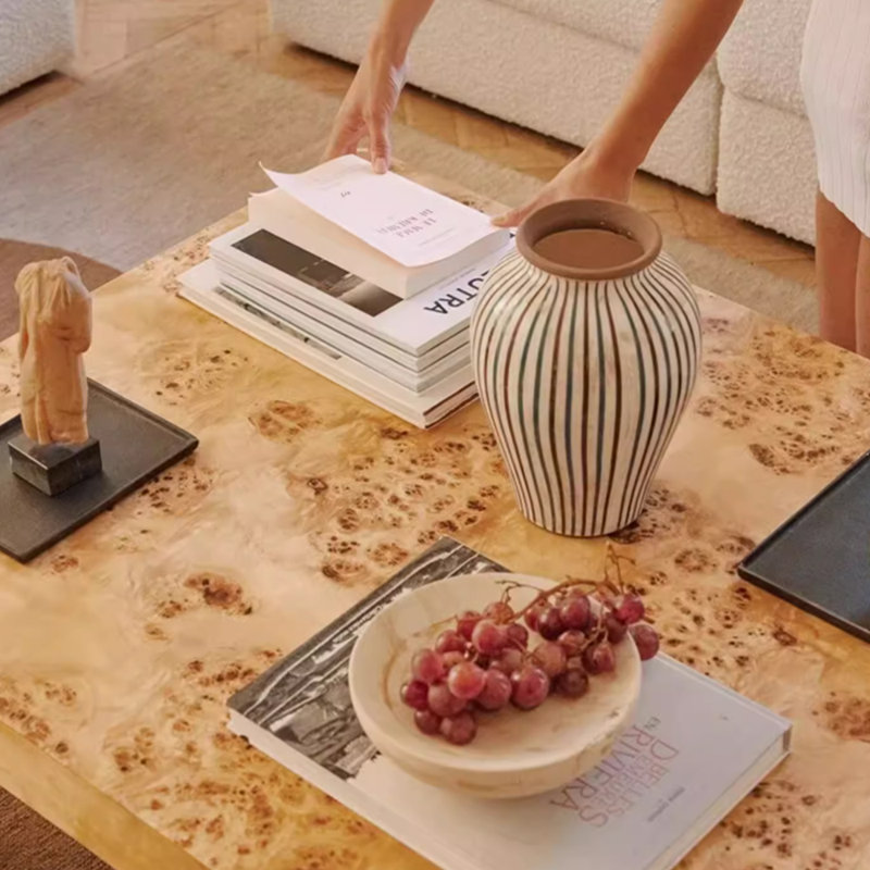 Table basse simple de style nordique