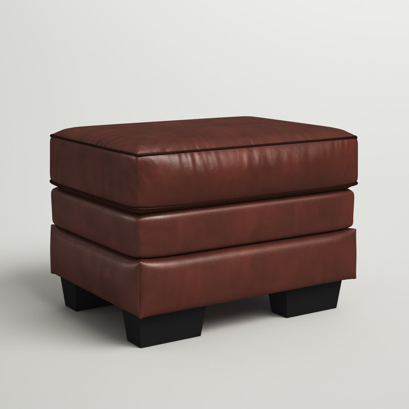Cabott Leather Ottoman
