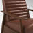 Irie Mid-Century Modern Leather Recliner With Solid Wood Frame-1644077971