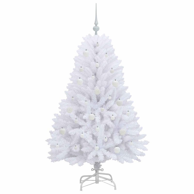 150cm H Lighted Artificial Christmas Tree, White