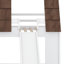 Wood House Bunk Bed With Roof, Ladder And Slide